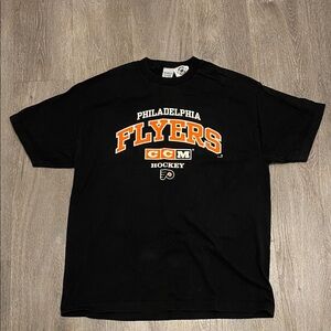 Philadelphia Flyers CCM Black Flyers Hockey T-Shirt size XL
